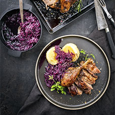 Kulinair Weihnachtsbuffet Gänsebraten